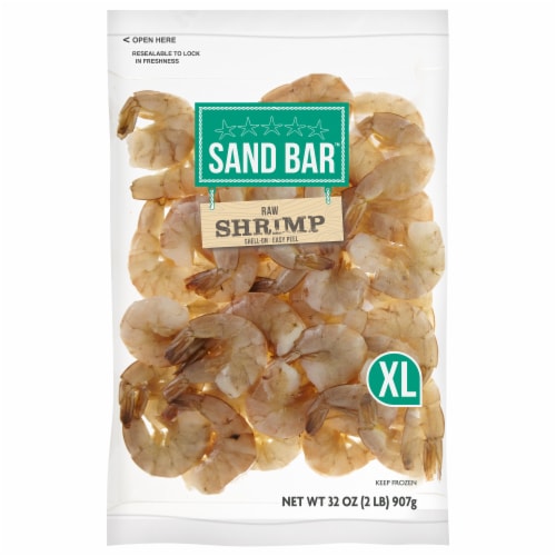 Sandbar® Extra Large Raw Shrimp Perspective: back