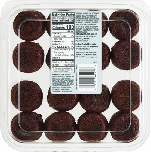Bakery Fresh Brownie Bites Perspective: back