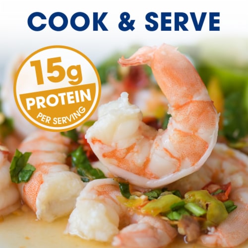 Kroger® Colossal Shrimp Raw EZ Peel Tail On BIG DEAL! Perspective: back
