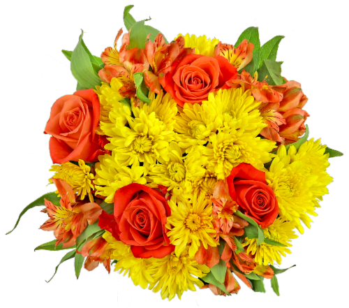 Bloom Haus Sunshine On My Mind Fresh Cut Flower Bouquet Perspective: back