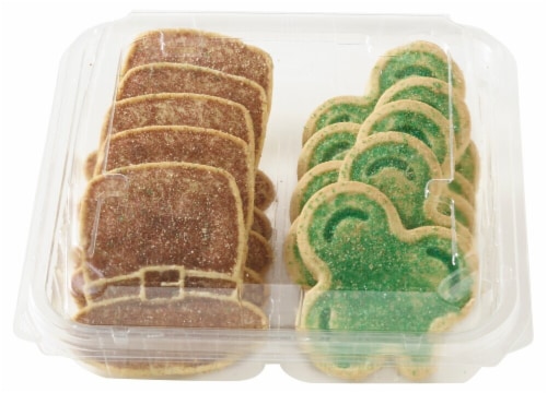 Bakery Fresh Shamrock Sugar Cookies Perspective: back