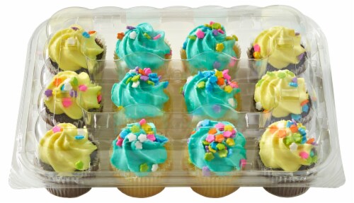 Bakery Fresh Spring Mini Cupcakes Perspective: back