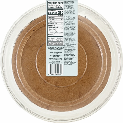 Bakery Fresh Fudge Brownie Ice Cream Cake Perspective: back