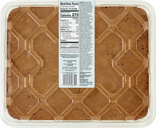 Bakery Fresh Cookies and Cream Ice Cream Cake Perspective: back
