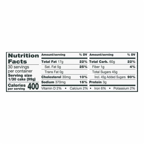 Bakery Fresh Half Graduate White Sheet Cake Perspective: back
