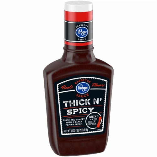 Kroger® Thick N’ Spicy Barbecue Sauce Perspective: back