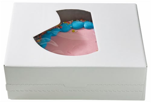 Bakery Fresh Unicorn Ice Cream Cake Perspective: back