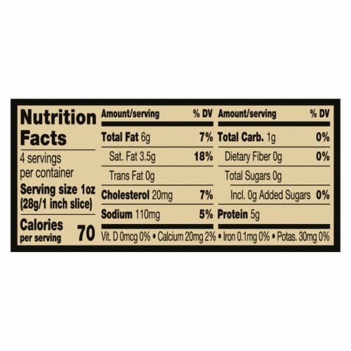 Private Selection® Original Goat Cheese Log Perspective: back