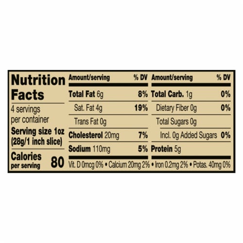 Private Selection® Garlic and Herb Goat Cheese Log Perspective: back