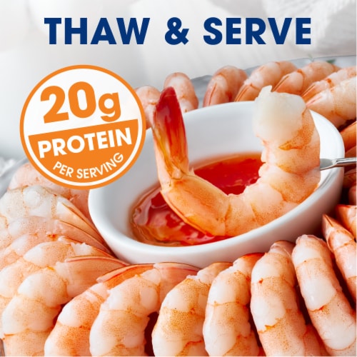Kroger® Medium Shrimp Tray with Cocktail Sauce Perspective: back