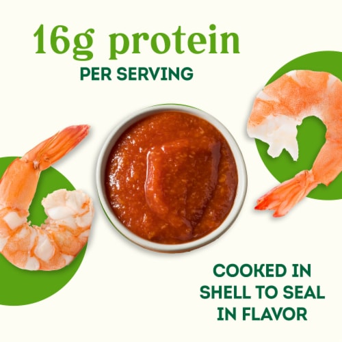 Simple Truth® Large Shrimp Tray with Cocktail Sauce Perspective: back