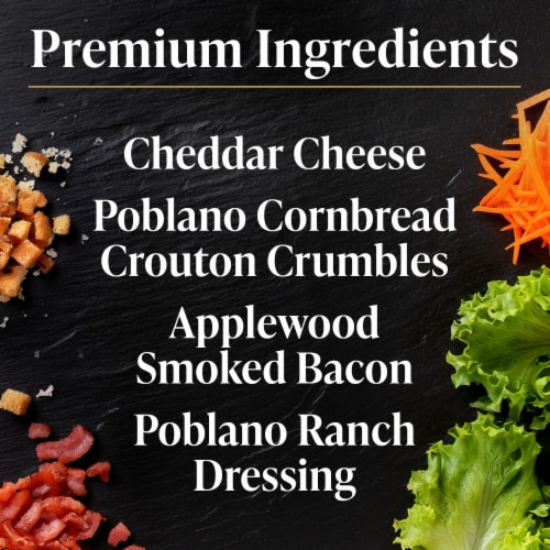 Private Selection® Cheddar Bacon Poblano Chopped Salad Kit Perspective: back