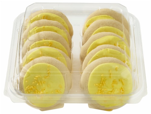 Bakery Fresh Pineapple Frosted Cookies Perspective: back
