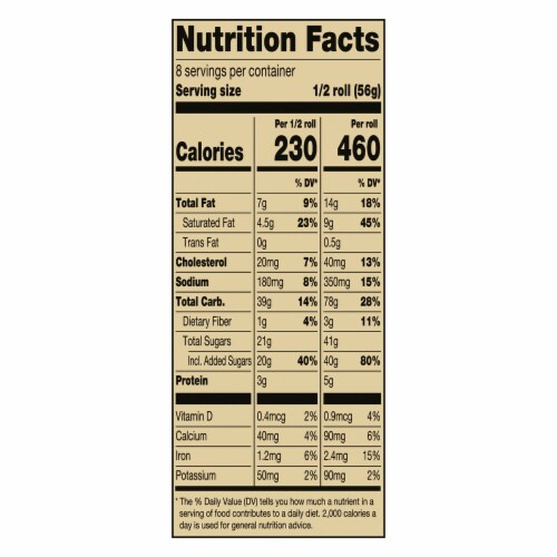 Private Selection® Vanilla Iced Cinnamon Rolls Perspective: back