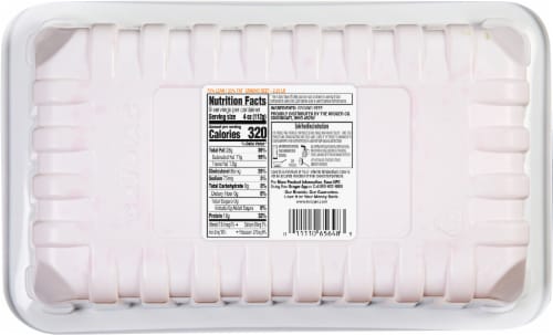 Kroger® 75/25 Ground Beef Tray Perspective: back