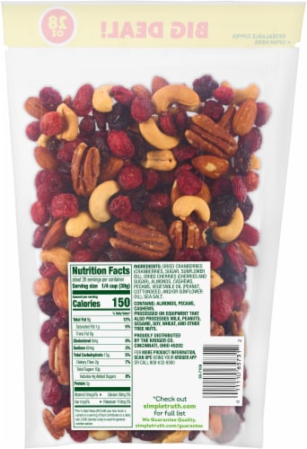 Simple Truth® Cranberries & Cherries Trail Mix BIG DEAL! Perspective: back