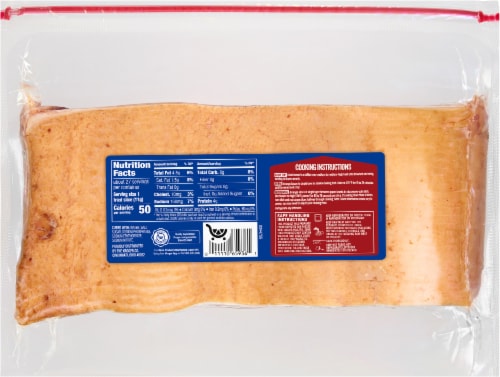 Kroger® Naturally Hardwood Smoked Thick Cut Bacon Perspective: back