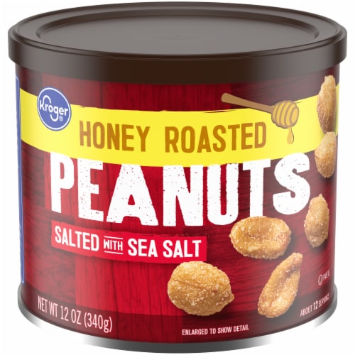 Kroger® Salted Honey Roasted Peanuts Perspective: back