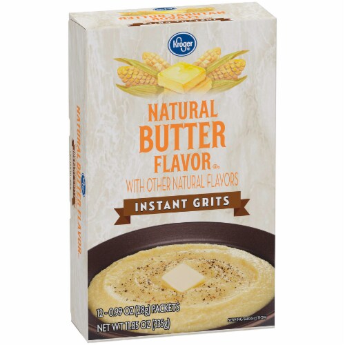 Kroger® Natural Butter Flavor Instant Grits Perspective: back