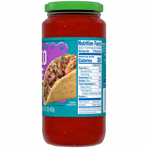 Kroger® Mild Taco Sauce Perspective: back