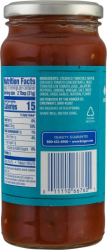 Kroger® Traditional Medium Salsa Perspective: back