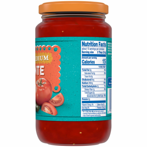 Kroger® Medium Picante Sauce Perspective: back