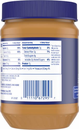 Kroger® Crunchy Peanut Butter Perspective: back