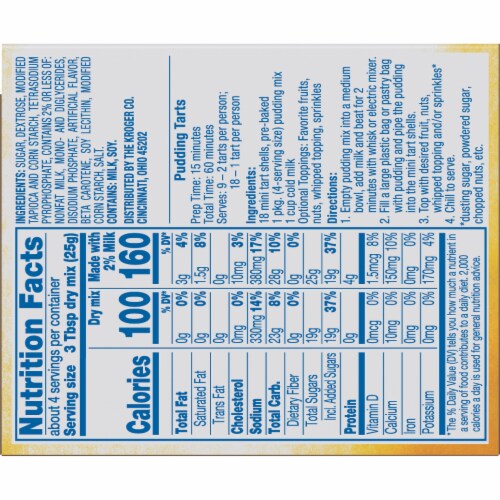 Kroger® Instant Banana Pudding & Pie Filling, 3.5 oz Kroger