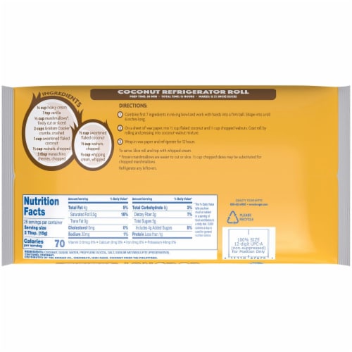 Kroger® Sweetened Flaked Coconut Perspective: back
