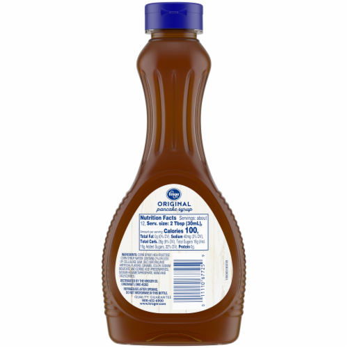 Kroger® Original Pancake Syrup Perspective: back