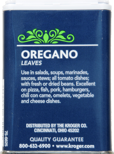 Kroger® Oregano Leaves Perspective: back
