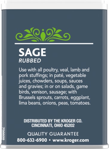 Kroger® Rubbed Sage Perspective: back