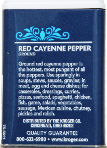 Kroger® Ground Red Cayenne Pepper Perspective: back