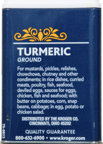 Kroger® Ground Turmeric Perspective: back