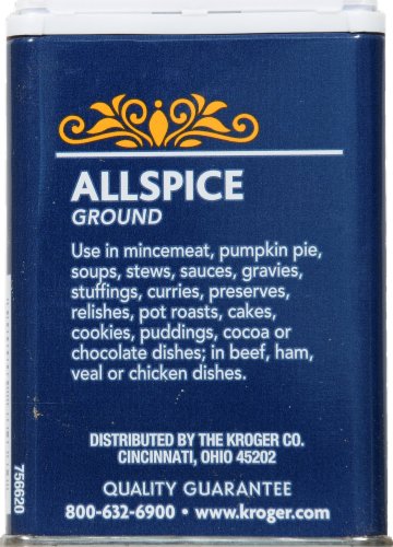 Kroger® Ground Allspice Perspective: back