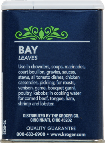 Kroger® Bay Leaves Perspective: back