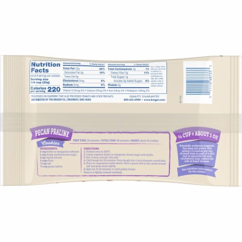 Kroger® Pecan Halves Bag Perspective: back