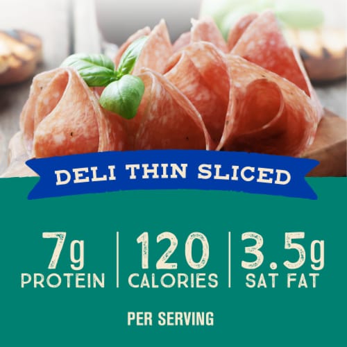 Kroger® Hard Salami Uncured Deli Thin Sliced Perspective: back
