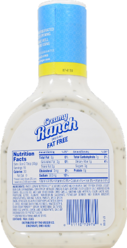 Kroger Fat Free Creamy Ranch Dressing 16 Fl Oz - Kroger