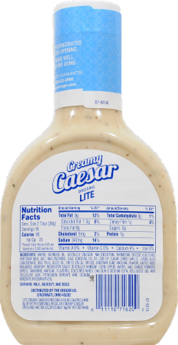 Kroger® Lite Creamy Caesar Dressing Perspective: back