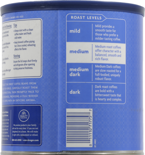 Kroger® Select Blend Medium Roast Ground Coffee Perspective: back