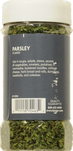 Kroger® Parsley Flakes Perspective: back