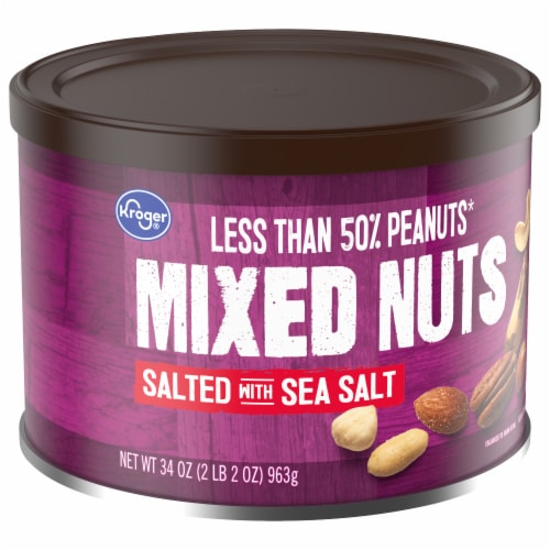 Kroger® Salted Mixed Nuts Perspective: back