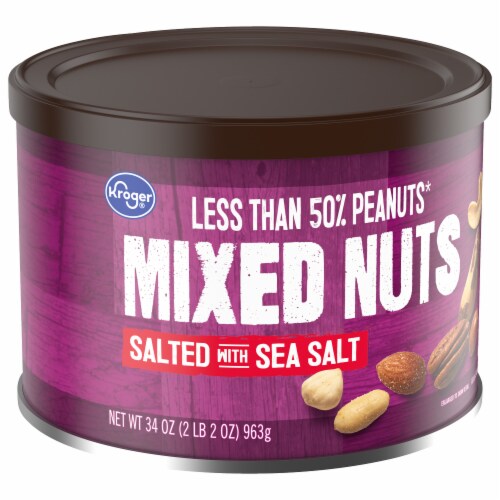 Kroger® Salted Mixed Nuts Perspective: back