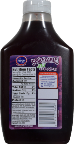 Kroger® Squeezable Grape Jelly Perspective: back