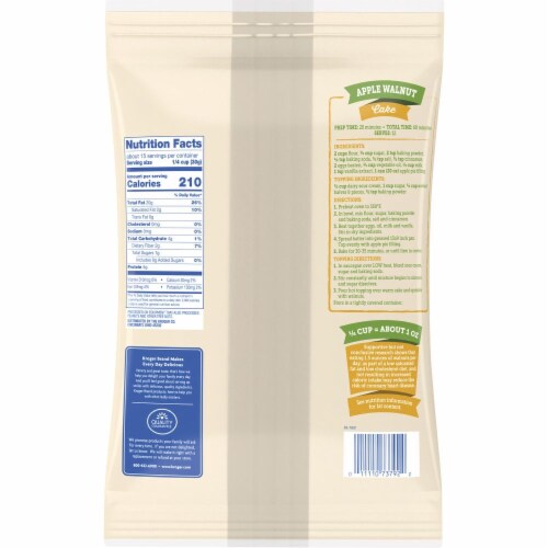 Kroger® Walnut Halves & Pieces Perspective: back