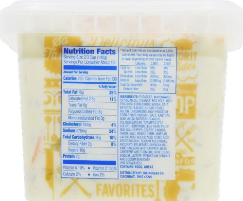 Kroger® Southern Style Potato Salad Perspective: back