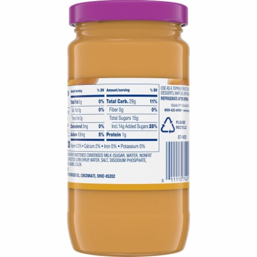 Kroger® Butterscotch Dessert Topping Perspective: back