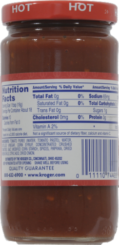 Kroger® Hot Taco Sauce Perspective: back