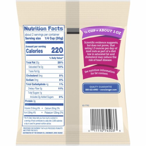 Kroger® Pecan Pieces Perspective: back